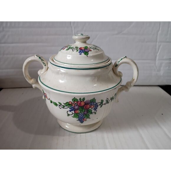 Wedgwood California Earthenware Fruit Sugar Bowl Etruria England - Picture 1 of 7